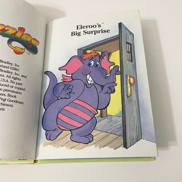 Vintage 1984 Wuzzles Eleroos Big Surprise Hasbro Book - Picture 9 of 16
